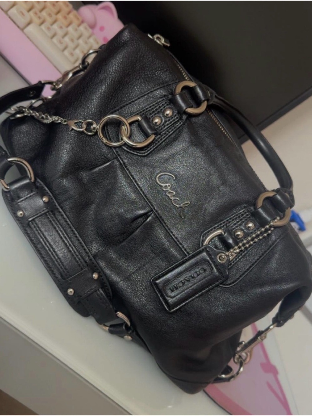 Vintage Coach Ashley satchel